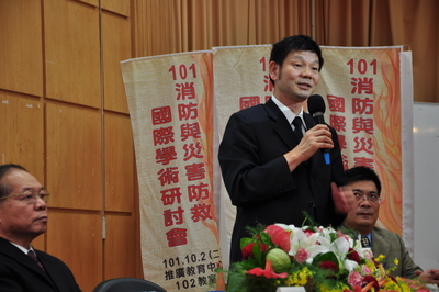 消防署陳副署長文龍先生致詞